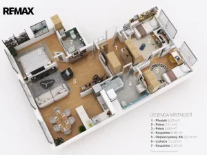 Prodej bytu 4+kk, Praha - Nusle, Pujmanové, 80 m2