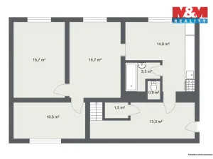 Prodej rodinného domu, Hřivice - Markvarec, 72 m2