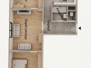 Prodej bytu 3+1, Ostrava - Zábřeh, Výškovická, 56 m2