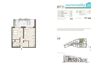 Prodej bytu 2+kk, Železná Ruda, 68 m2