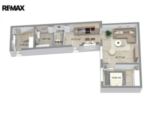 Prodej rodinného domu, Brno - Žebětín, Pramenná, 51 m2