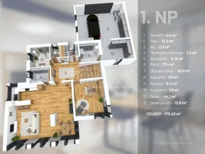 Prodej rodinného domu, Kamenice - Nová Hospoda, Na Pokraji, 259 m2