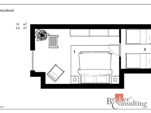 Prodej chaty, Tehov, Ke Srubům, 43 m2