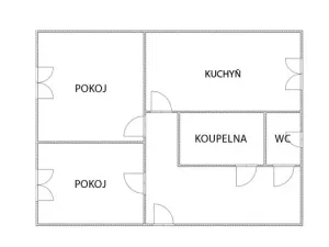 Prodej bytu 2+1, Chomutov, Kamenná, 59 m2