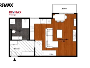 Pronájem bytu 2+kk, Praha - Záběhlice, Jabloňová, 49 m2