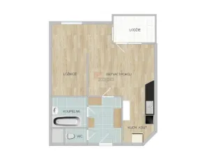 Pronájem bytu 1+1, Praha - Stodůlky, Wiedermannova, 47 m2