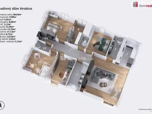 Prodej rodinného domu, Hrobice, 170 m2