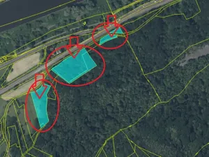 Prodej lesa, Ústí nad Labem, 41840 m2