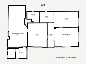 Prodej rodinného domu, Pernštejnské Jestřabí, 107 m2