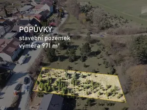 Prodej pozemku pro bydlení, Popůvky, 971 m2