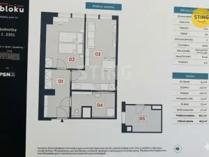 Prodej bytu 3+kk, Praha, Peroutkova, 59 m2