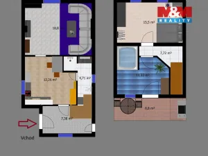 Prodej rodinného domu, Červené Pečky, 9. května, 78 m2