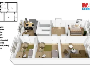 Prodej bytu 3+1, Náchod, Havlíčkova, 70 m2