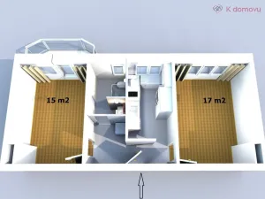 Pronájem bytu 2+1, Blansko, Seifertova, 49 m2