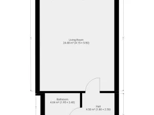 Pronájem bytu 1+kk, Praha - Vysočany, Gerstelova, 35 m2