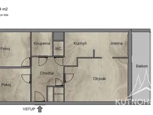 Pronájem bytu 3+1, Kolín, Rimavské Soboty, 74 m2
