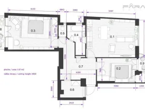 Prodej bytu 3+kk, Praha - Karlín, Sokolovská, 110 m2