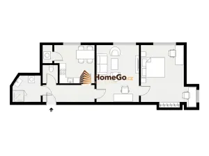 Pronájem bytu 3+kk, Praha - Nusle, Žateckých, 63 m2