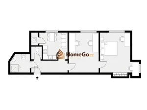 Pronájem bytu 3+kk, Praha - Nusle, Žateckých, 63 m2