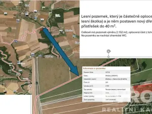 Prodej lesa, Břežany, 2152 m2