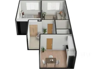 Prodej bytu 2+1, Písek, Šafaříkova, 52 m2