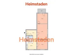 Pronájem bytu 3+1, Ostrava - Zábřeh, Tylova, 70 m2