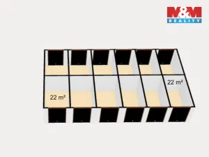 Pronájem garáže, Náchod, 22 m2
