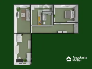 Prodej bytu 3+1, Plzeň - Lobzy, Dlouhá, 76 m2