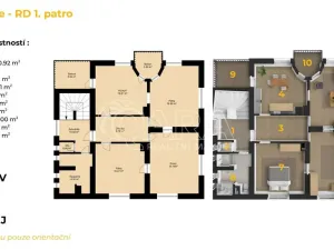 Prodej bytu 4+1, Beroun - Beroun-Hostim, Ke Svatému Jánu, 182 m2