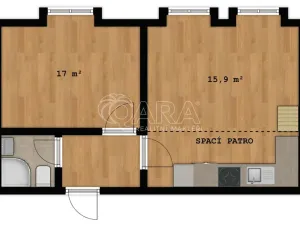 Prodej bytu 2+kk, Praha - Smíchov, Holečkova, 34 m2