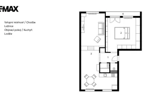 Pronájem bytu 2+kk, Praha - Záběhlice, Hlavní, 73 m2