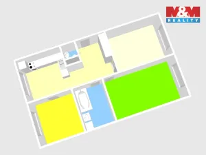 Prodej bytu 3+1, Třemošnice, 1. máje, 81 m2
