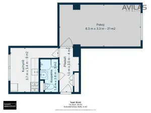 Prodej bytu 1+1, Praha - Vršovice, Moldavská, 41 m2