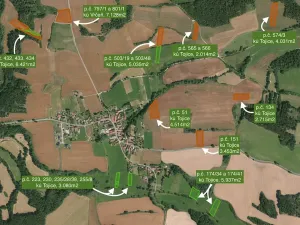 Prodej pole, Tojice, 44359 m2