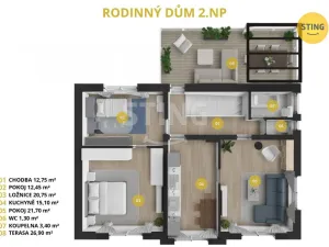 Prodej rodinného domu, Budišov nad Budišovkou, Československé armády, 238 m2