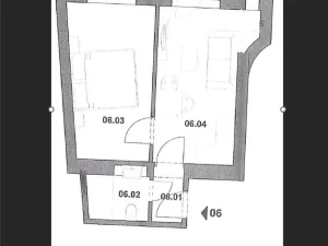 Pronájem bytu 2+kk, Praha - Libeň, Davídkova, 48 m2