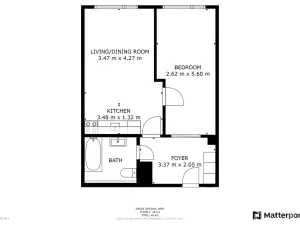 Pronájem bytu 2+kk, Praha - Kamýk, Cílkova, 41 m2