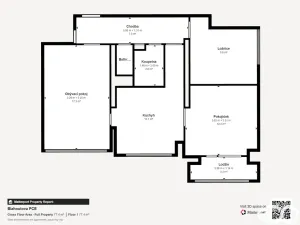 Prodej bytu 3+1, Pardubice, Blahoutova, 71 m2