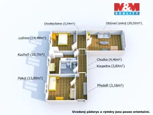 Prodej bytu 3+1, Plzeň - Hradiště, Zelenohorská, 76 m2