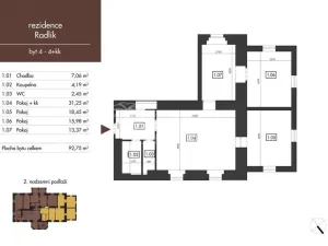 Pronájem bytu 4+kk, Dřevohryzy, 93 m2