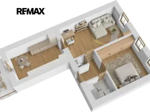 Prodej bytu 2+1, Praha - Karlín, Pernerova, 62 m2