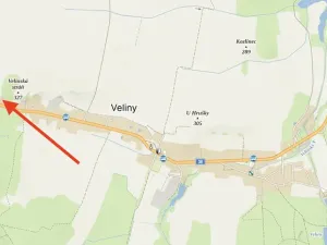 Prodej pozemku pro bydlení, Veliny, 1236 m2