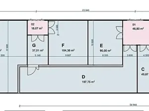 Pronájem skladu, Praha - Zličín, Do Blatin, 130 m2