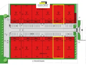Pronájem skladu, Praha - Hostivař, U Pekáren, 824 m2