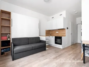 Pronájem bytu 1+kk, Praha - Smíchov, Plzeňská, 21 m2