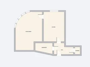 Pronájem bytu 1+1, Praha - Libeň, Novákových, 42 m2