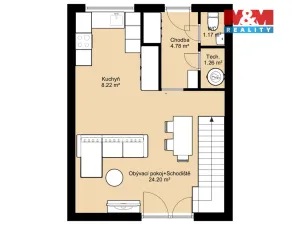 Prodej rodinného domu, Mukařov - Srbín, Akátová, 80 m2