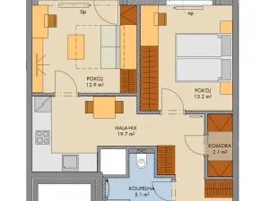 Prodej bytu 2+1, Praha - Stodůlky, Svitákova, 55 m2