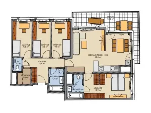Prodej bytu 5+kk, Praha - Chodov, Bartůňkova, 105 m2