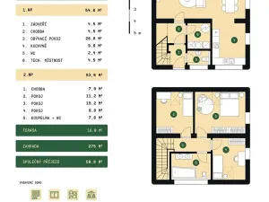 Prodej rodinného domu, Slaný, 104 m2